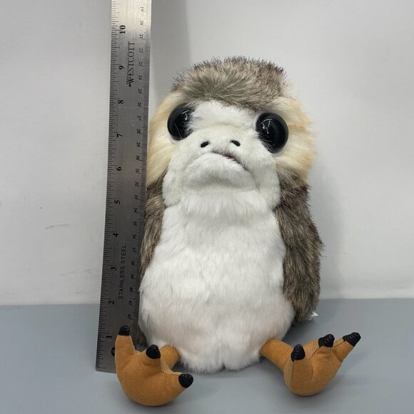 Star Wars Talking Moving Porg Plush Animatronic Toy se7en20 Wing and Mouth Move - Picture 8 of 9